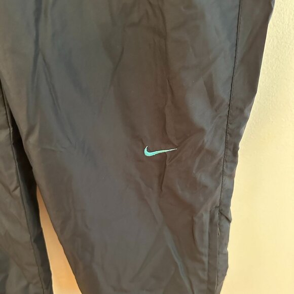 NIKE WOMENS SPORTSWEAR MID-RISE TEAL AND BLACK JOGGERS SIZE M - Picture 5 of 8